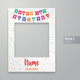 Customisable Birthday Selfie Frame